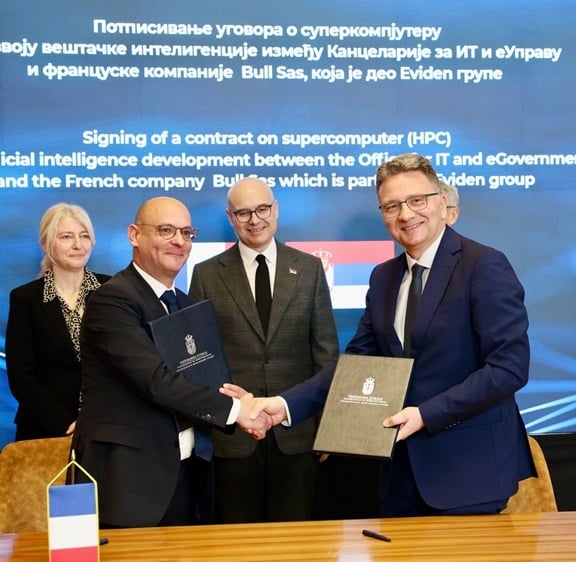 Bull tree icon mirror in a green field